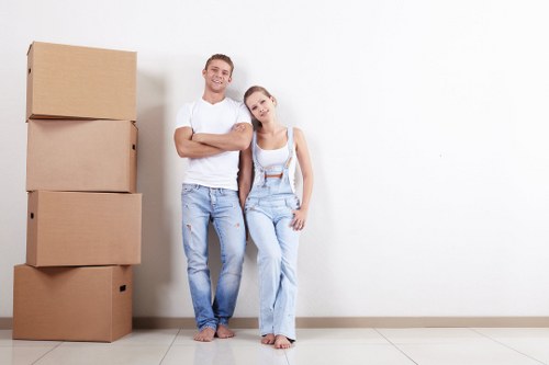 Packing boxes and materials for a Crystal Palace home move