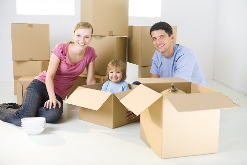 Removal team helping with a house move in Crystal Palace