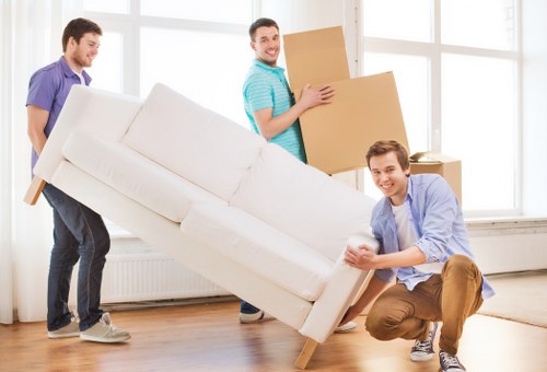 Warehouse-style packing materials and boxes for local business use