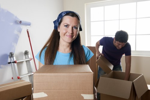 Local removal team loading furniture near Crystal Palace properties