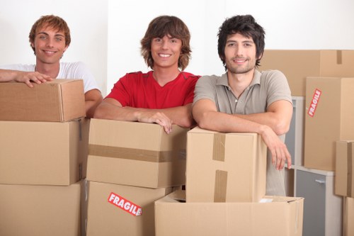 Safe loading and handling during a man and van service