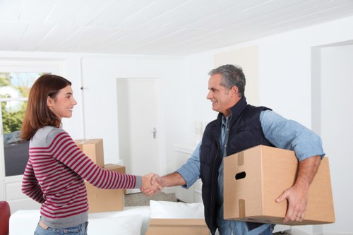 Customer booking details and service confirmation for a man and van transport job