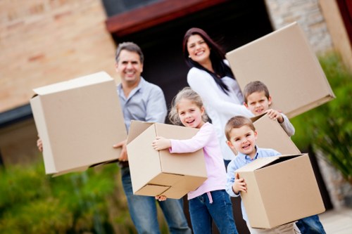 Local movers handling boxes and furniture in Crystal Palace