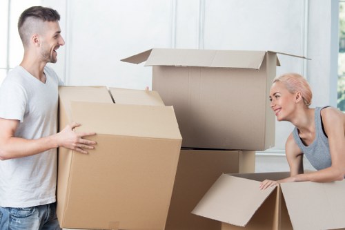 Careful unloading at a new home in Crystal Palace