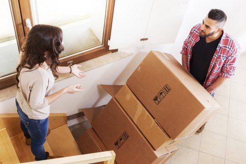 Careful furniture handling during a Crystal Palace house move