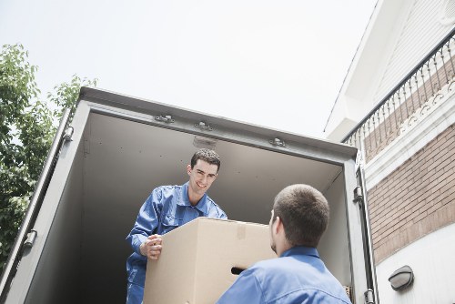 Packing and loading household items for a Crystal Palace relocation